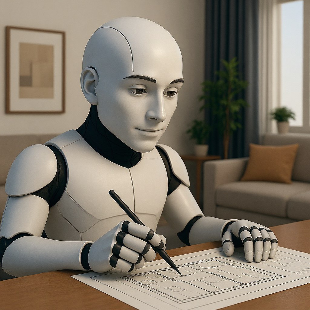 ربات طراح دکوراسیون داخلی